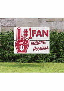 Indiana Hoosiers KH Sports Fan 18x24 Fan Yard Sign - Red