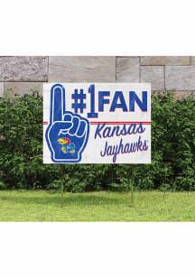 Kansas Jayhawks KH Sports Fan 18x24 Fan Yard Sign - Red