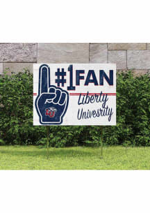 Liberty Flames KH Sports Fan 18x24 Fan Yard Sign - Red