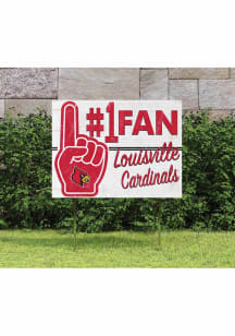 Louisville Cardinals KH Sports Fan 18x24 Fan Yard Sign - Red