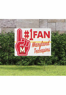 Maryland Terrapins KH Sports Fan 18x24 Fan Yard Sign - Red