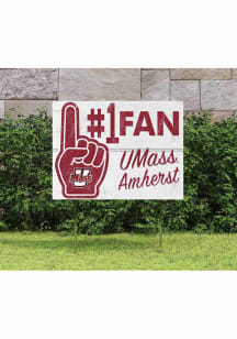 Massachusetts Minutemen KH Sports Fan 18x24 Fan Yard Sign - Red