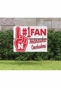 Nebraska Cornhuskers KH Sports Fan 18x24 Fan Yard Sign - Red