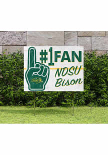 North Dakota State Bison KH Sports Fan 18x24 Fan Yard Sign - Yellow