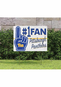 Pitt Panthers KH Sports Fan 18x24 Fan Yard Sign - Gold