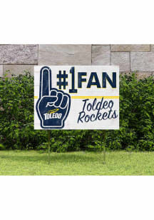 Toledo Rockets KH Sports Fan 18x24 Fan Yard Sign - Blue
