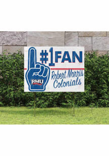 Robert Morris Colonials KH Sports Fan 18x24 Fan Yard Sign - Navy Blue
