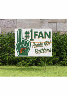 Florida A&M Rattlers KH Sports Fan 18x24 Fan Yard Sign - Orange