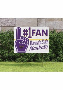 Minnesota State Mankato Mavericks KH Sports Fan 18x24 Fan Yard Sign - Purple