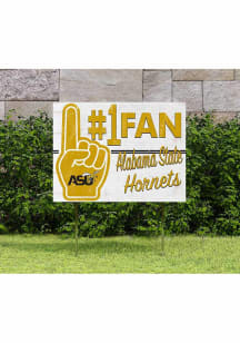 Alabama State Hornets KH Sports Fan 18x24 Fan Yard Sign - Black