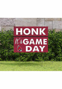 Ball State Cardinals KH Sports Fan 18x24 Game Day Yard Sign - Red