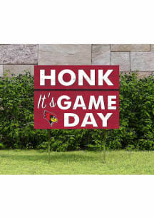Illinois State Redbirds KH Sports Fan 18x24 Game Day Yard Sign - Red