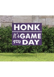 TCU Horned Frogs KH Sports Fan 18x24 Game Day Yard Sign - Purple