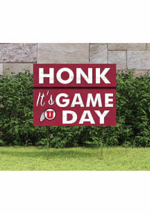 Utah Utes KH Sports Fan 18x24 Game Day Yard Sign - Red