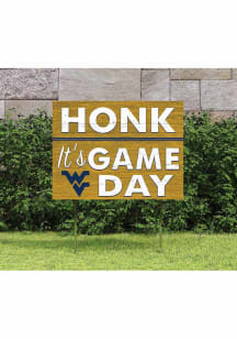 West Virginia Mountaineers KH Sports Fan 18x24 Game Day Yard Sign - Gold