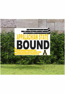 Appalachian State Mountaineers KH Sports Fan 18" x 24" Retro School Bound Yard Sign - Black