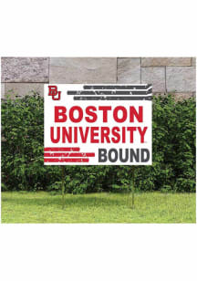 Boston Terriers KH Sports Fan 18" x 24" Retro School Bound Yard Sign - Red