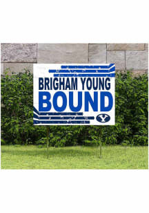 BYU Cougars KH Sports Fan 18" x 24" Retro School Bound Yard Sign - Blue