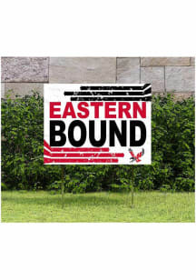 Eastern Washington Eagles KH Sports Fan 18" x 24" Retro School Bound Yard Sign - Red