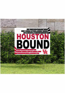 Houston Cougars KH Sports Fan 18" x 24" Retro School Bound Yard Sign - Red