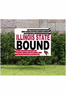 Illinois State Redbirds KH Sports Fan 18" x 24" Retro School Bound Yard Sign - Red
