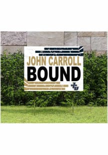 John Carroll Blue Streaks KH Sports Fan 18" x 24" Retro School Bound Yard Sign - Blue