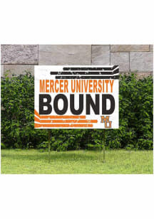 Mercer Bears KH Sports Fan 18" x 24" Retro School Bound Yard Sign - Orange