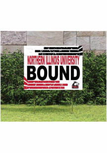Northern Illinois Huskies KH Sports Fan 18" x 24" Retro School Bound Yard Sign - Red