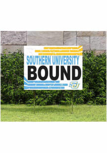 Southern University Jaguars KH Sports Fan 18" x 24" Retro School Bound Yard Sign - Blue