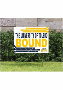 Toledo Rockets KH Sports Fan 18" x 24" Retro School Bound Yard Sign - Blue