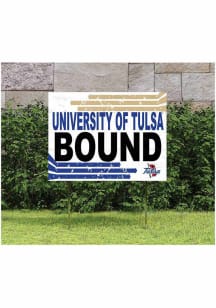 Tulsa Golden Hurricane KH Sports Fan 18" x 24" Retro School Bound Yard Sign - Gold