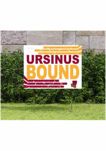Ursinus Bears KH Sports Fan 18" x 24" Retro School Bound Yard Sign - Red