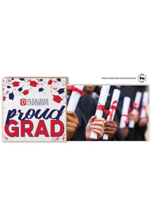 Duquesne Dukes Proud Grad Floating Picture Frame - Red