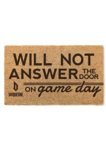 Duquesne Dukes Will Not Answer on Game Day Door Mat