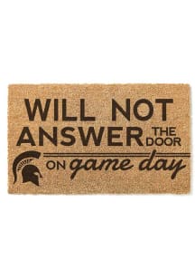 Michigan State Spartans Will Not Answer on Game Day Door Mat