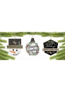UCF Knights 3 Pack Ornament - Black