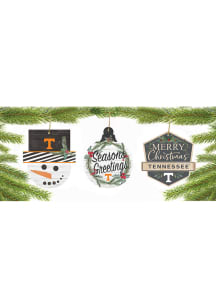 Tennessee Volunteers 3 Pack Ornament - Orange