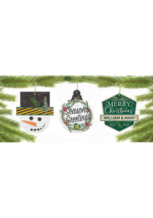 William & Mary Tribe 3 Pack Ornament - Green