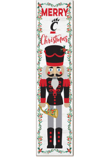 KH Sports Fan Cincinnati Bearcats Nutcracker Leaning Sign - Red