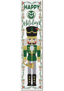KH Sports Fan Colorado State Rams Nutcracker Leaning Sign - Green