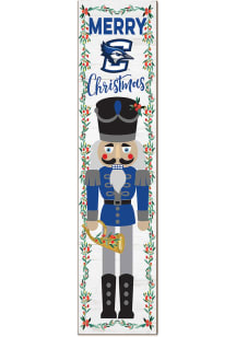 KH Sports Fan Creighton Bluejays Nutcracker Leaning Sign - Blue