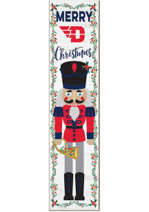 KH Sports Fan Dayton Flyers Nutcracker Leaning Sign - Red