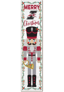 KH Sports Fan Indianapolis Greyhounds Nutcracker Leaning Sign - Red