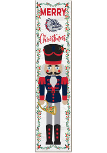 KH Sports Fan Gonzaga Bulldogs Nutcracker Leaning Sign - Navy Blue