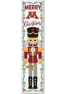 KH Sports Fan Minnesota Golden Gophers Nutcracker Leaning Sign - Gold