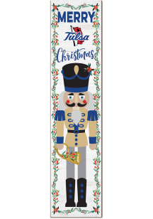 KH Sports Fan Tulsa Golden Hurricane Nutcracker Leaning Sign - Blue