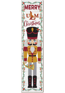 KH Sports Fan Louisiana-Monroe Warhawks Nutcracker Leaning Sign - Red