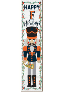 KH Sports Fan Cal State Fullerton Titans Nutcracker Leaning Sign - Navy Blue
