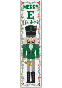 KH Sports Fan Eastern Michigan Eagles Nutcracker Leaning Sign - White