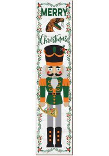 KH Sports Fan Florida A&M Rattlers Nutcracker Leaning Sign - Orange